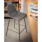 Kave Home Tamno siva metalna/plastična vrtna barska stolica Quinby – | shoptok.hr