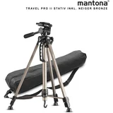 Mantona Basic Travel Pro II stativ bronza