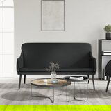 vidaXL Klop črna 110x76x80 cm umetno usnje Cene