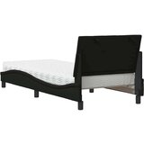  Krevet s madracem crni 90x190 cm od tkanine | shoptok.hr