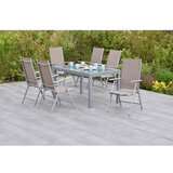 Gardenson Vrtna Garnitura Amalfi, 7-Delno, Rjavosiva | Shoptok.si