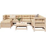 vidaXL 8-dijelni set vrtnih sofa od masivne borovine Cijene