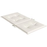  Jastuci za stolice 6 kom prošarano krem100x50x4 cm tkanina | shoptok.hr