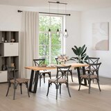  Noge za konzolni stol U-oblik 2 kom Crne 28 x (72-73) cm Čelik | shoptok.hr