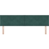  LED glava postelje Temno zelena 180 cm Umjetno usnje, (5000142460) | Shoptok.si
