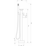 Copen baterija concept za samostojeću kadu bela C-01-003 (C-01-003) | Eponuda.com