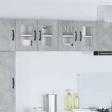  Zidni kuhinjski ormarić 2 pcs Betonski sivi 60 x 31 x 40 cm | shoptok.hr