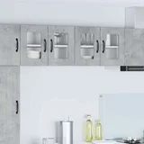 Zidni kuhinjski ormarić 2 pcs Betonski sivi 60 x 31 x 40 cm