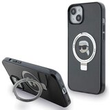 Karl Lagerfeld ETUI RING STOJALO KARL HEAD ZA MAGSAFE ZA IPHONE 15 PLUS ČRNA, (21897298) | Shoptok.si