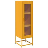 Maison Chic Komoda - Predalnik Gorčično rumena 36x39x123 cm Hladno valjano jeklo, (21722268) Cene