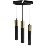  Luster na sajli CASSA 3xGU10/8W/230V crna/zlatna | Eponuda.com