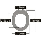 Conart daska za WC šolju, medijapan, tirkizna, p2 | Eponuda.com