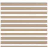 vidaXL Zebra senčilo peščeno rjava 155x150 cm tkanina širina 150,9 cm | Shoptok.si