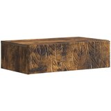 vidaXL Stenska stranska miza Dimljen hrast 59 x 34,5 x 17 cm, (5000263251) | Shoptok.si