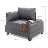 Atelier Del Sofa fotelja fly left brown