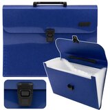  Držač za mape i dokumente, 13 pretinaca, plavi, A4 | shoptok.hr