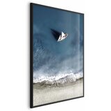  Plakat - Yacht on the Sea 60x90 Crni okvir | shoptok.hr
