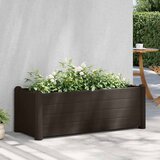  Povišena vrtna gredica PP boja kave 100 x 43 x 35 cm | shoptok.hr