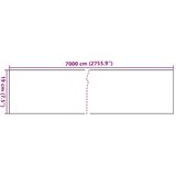  Vrtni zaslon za privatnost PVC 70 x 0,19 m krem | shoptok.hr
