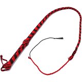 Kiotos Nylon Bullwhip Black & Red 120cm | Shoptok.si