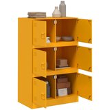 vidaXL Komoda boja senfa 67 x 39 x 107 cm čelični | shoptok.hr