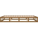 Okvir za krevet boja meda 120 x 190 cm mali bračni drveni | Eponuda.com