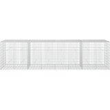  Gabion s žicom debljine 3,5 mm i mrežom 5x10 cm 400x50x100 cm | shoptok.hr