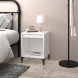 Maison Chic Nočna omarica - Nočna miza Bela 40x35x50 cm, (21688801) | Shoptok.si