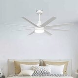 Aigostar LED prigušiva stropni ventilator LED/24W/230V 2700-6500K + daljinski upravljač, beo | Eponuda.com