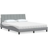  Krevet s madracem Hanko svjetlosiva 160x200 cm tkanina | shoptok.hr