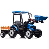 Traktor na akumulator s prikolicom Hercules 24V - plavi | shoptok.hr
