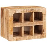  Stalak za vino Smeđa 44 x 30 x 35 cm Čvrsto drvo manga | shoptok.hr