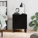 vidaXL Nočna omarica črna 40x40x50 cm inženirski les | Shoptok.si