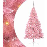 vidaXL Umjetna preddekorirana božićna jelka Roza 180 cm PVC | Shoptok.si
