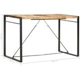  Barski stol od masivnog drva manga 180 x 90 x 110 cm | Shoptok.si