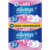 Always higijenski ulošci sensitive ultra night duo 14/1 | ePonuda.com