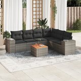  7-dijelni set vrtnih sofa sivi od poliratana | shoptok.hr