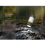 Fenix CL26RPROCAM - prigušiva prenosiva punjiva LED lampa LED/USB IP66 siva | Eponuda.com
