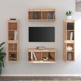 TV ormarići 6 kom od masivne borovine | shoptok.hr