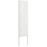  Privatnost u vrtu Bijelo 32 x 140 cm Hladno valjana čelična | shoptok.hr