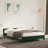  Okvir kreveta bez madraca tamnozeleni 120x190 cm baršunasti | shoptok.hr