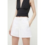 Abercrombie & Fitch Lanene kratke hlače bela barva | Shoptok.si