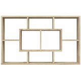  Zidna polica boja hrasta sonome 85x16x52,5 cm konstruirano drvo | shoptok.hr