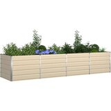  Cvetlično korito Slonokoščena 385 x 100 x 75 cm Cinkana jeklena, (5000207542) | Shoptok.si