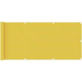 vidaXL Balkonsko platno rumeno 75x500 cm HDPE, (20692905) | Shoptok.si