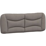  Postelja z vzmetnico taupe 140x200 cm blago | Shoptok.si
