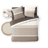Douceur d intérieur Rjava bombažna posteljnina za zakonsko posteljo/podaljšana z rjuho/6-delna 240x220 cm Pacha – | Shoptok.si