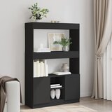 vidaXL Visoka komoda crna 92 x 33 x 140 cm od konstruiranog drva Cijene