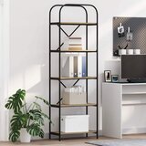 vidaXL Polica sonoma hrast 60 x 30 x 183 cm Konstruirano drvo Cijene