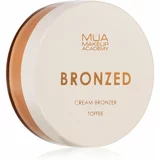 MUA Makeup Academy Bronzed kremasti bronzer nijansa Toffee 14 g